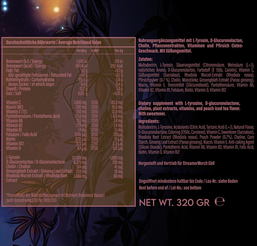 Peach Hydration Drink